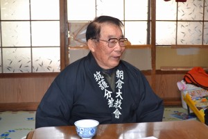 氏山輝男さん　筑護分教会ようぼく(朝倉）